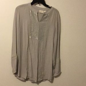 Chicos long sleeve top